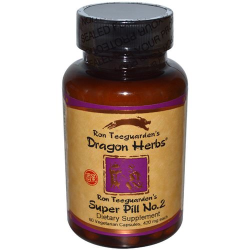 Dragon Herbs, Super Pill No. 2, 420 mg Each, 60 Veggie Caps فوائد