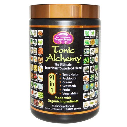 Dragon Herbs, Tonic Alchemy, Ultimate Superfood Blend, 9.5 oz (270 g) فوائد