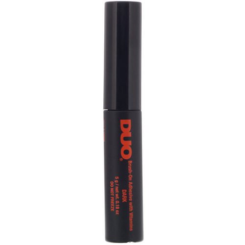 DUO, Brush On Striplash Adhesive, Dark Tone, 0.18 oz (5 g) فوائد