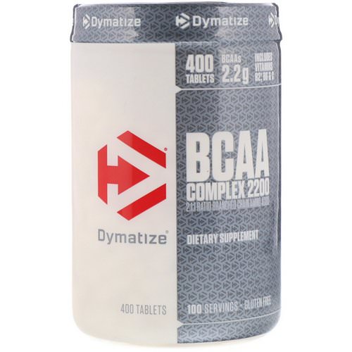 Dymatize Nutrition, BCAA Complex 2200, Branched Chain Amino Acids, 400 Tablets فوائد