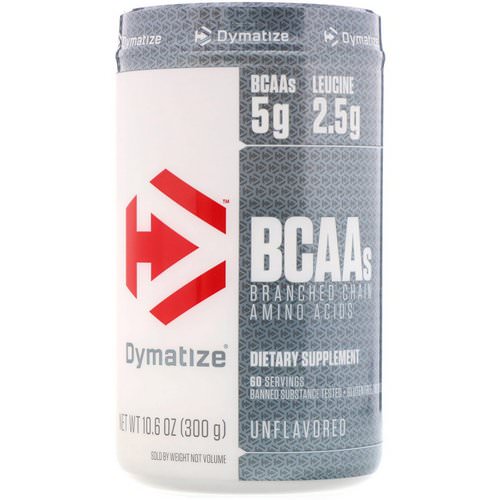Dymatize Nutrition, BCAAs, Branched Chain Amino Acids, Unflavored, 10.6 oz (300 g) فوائد