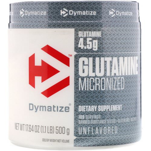 Dymatize Nutrition, Glutamine Micronized, Unflavored, 17.64 oz (500 g) فوائد