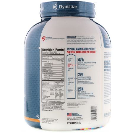 Dymatize Nutrition, ISO 100 Hydrolyzed, 100% Whey Protein Isolate, Orange Dreamsicle, 5 lbs (2.3 kg):بر,تين مصل اللبن, التغذية الرياضية