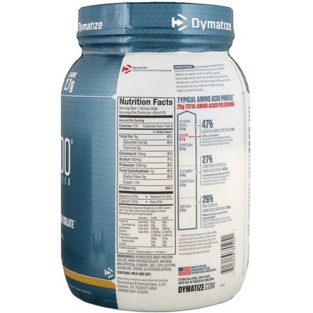 Dymatize Nutrition, ISO100 Hydrolyzed, 100% Whey Protein Isolate, Birthday Cake, 1.6 lbs (725 g):بر,تين مصل اللبن, التغذية الرياضية