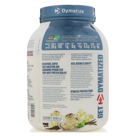 Dymatize Nutrition Whey Protein Isolate - بر,تين مصل اللبن, التغذية الرياضية