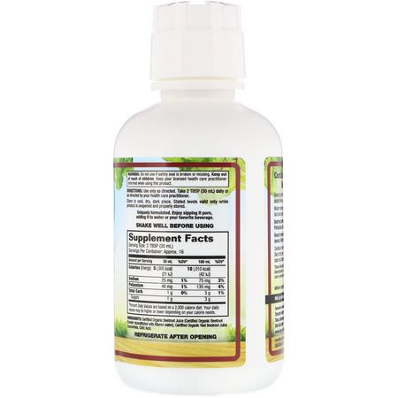 Dynamic Health Laboratories, Certified Organic Beetroot, 16 fl oz (473 ml):بنجر, س,برف,دس