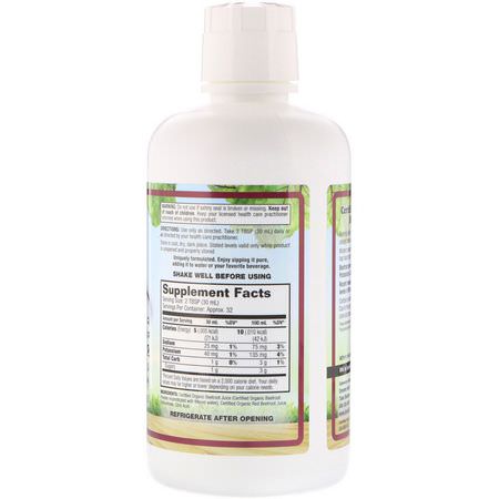 Dynamic Health Laboratories, Certified Organic Beetroot Juice, 32 fl oz (946 ml):بنجر, س,برف,دس