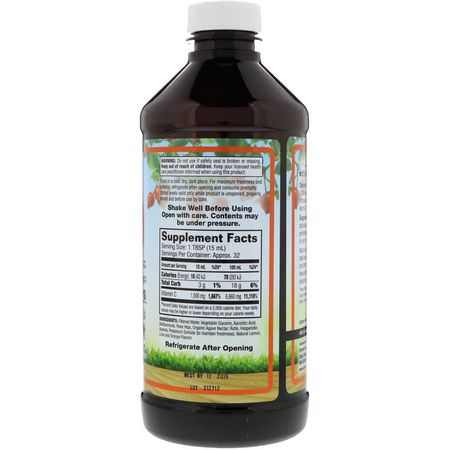 Dynamic Health Laboratories, Liquid Vitamin C, Natural Citrus Flavors, 1000 mg, 16 fl oz (473 ml):الأنفل,نزا ,السعال