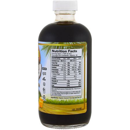 Dynamic Health Laboratories, Organic Coconut Aminos, Seasoning Sauce, 8 fl oz (237 ml):أمينات ج,ز الهند, المخللات