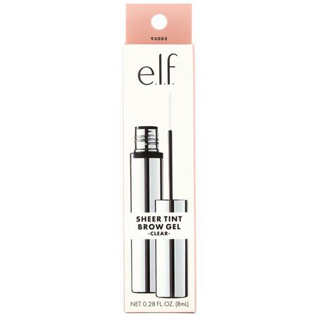 E.L.F, Beautifully Bare Sheer Tint Brow Gel, Clear, 0.27 fl oz (8 ml):Gels, Brow Pencils