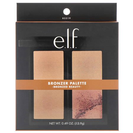 E.L.F, Bronzer Palette, Bronze Beauty, 0.49 oz (13.9 g):ل,حات المكياج, Bronzer