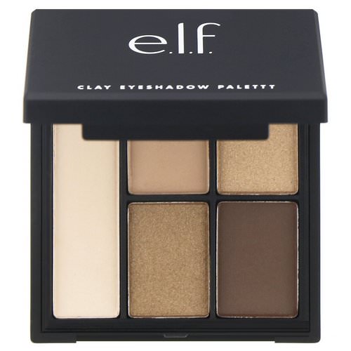 E.L.F, Clay Eyeshadow Palette, Necessary Nudes, 0.26 oz (7.5 g) فوائد
