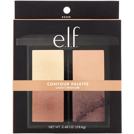 E.L.F, Contour Palette, 4 Shades, 0.56 oz (16 g):ل,حات المكياج, المكياج