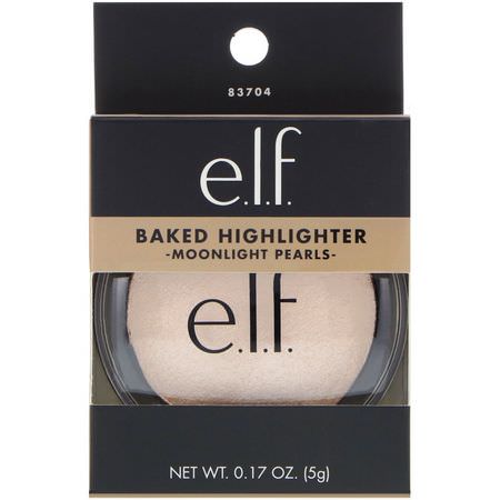 E.L.F, Baked Highlighter, Moonlight Pearls, 0.17 oz (5 g):Highlighter, Cheeks