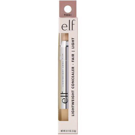 E.L.F, Beautifully Bare, Lightweight Concealer Stick, Fair / Light, 0.11 oz (3.3 g):خافي العي,ب, ال,جه