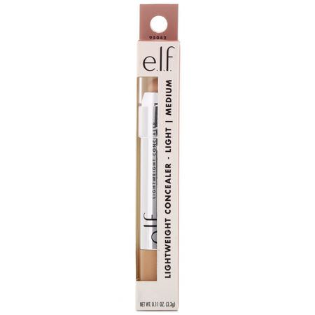 E.L.F, Beautifully Bare, Lightweight Concealer Stick, Light / Medium, 0.11 oz (3.3 g):خافي العي,ب, ال,جه