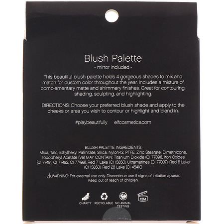 E.L.F Blush Makeup Palettes - أل,اح المكياج, أحمر الخد,د, الخدين, المكياج