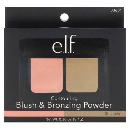 E.L.F, Contouring Blush & Bronzing Powder, St Lucia, 0.30 oz (8.4 g):Bronzer, Blush