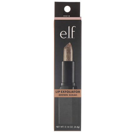 E.L.F, Lip Exfoliator, Brown Sugar, 0.16 oz (4.4 g):Lip Scrub, العناية بالشفاه