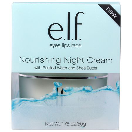 E.L.F, Nourishing Night Cream, 1.76 oz (50 g):مرطبات ليلية, كريمات