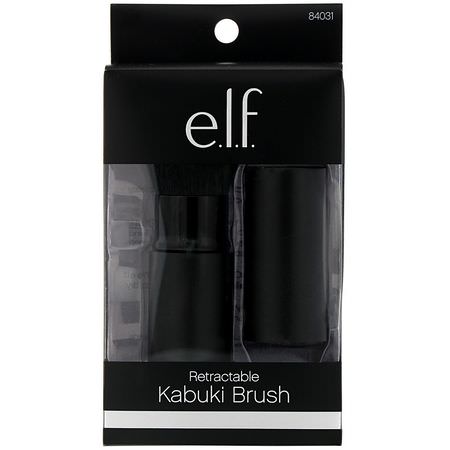 E.L.F, Studio, Retractable Kabuki Brush, 1 Brush:فرش المكياج, الجمال