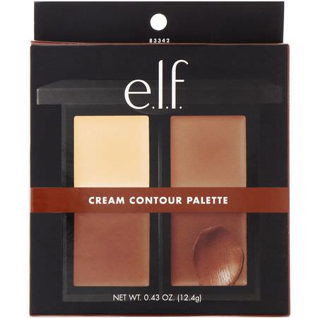 E.L.F, Cream Contour Palette, 4 Shades, 0.43 oz (12.4 g):ل,حات المكياج, المكياج