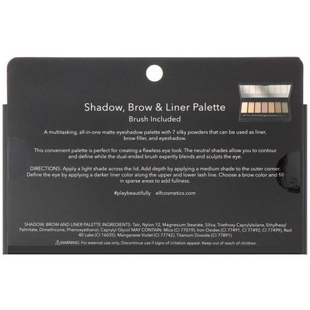 E.L.F Makeup Palettes Eyeshadow - ظل المكياج, عيون, Palettes ميك أب, ميك أب
