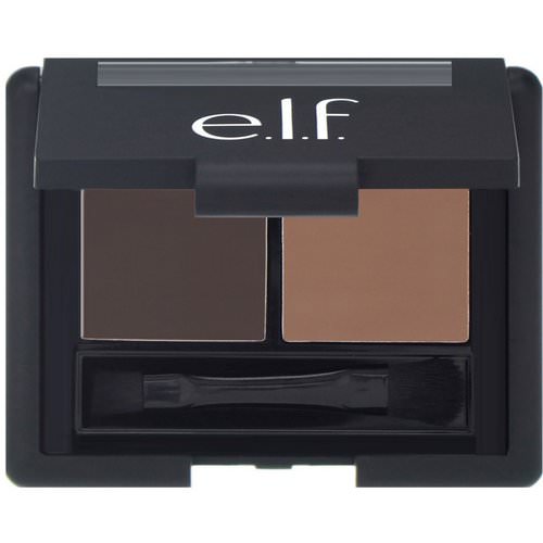 E.L.F, Eyebrow Kit, Gel & Powder, Dark, Gel 0.05 oz (1.4 g) Powder 0.08 oz (2.3 g) فوائد