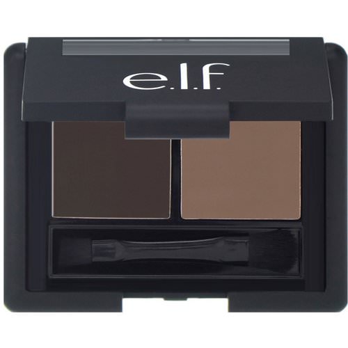 E.L.F, Eyebrow Kit, Gel & Powder, Medium, Gel 0.05 oz (1.4 g) - Powder 0.08 oz (2.3 g) فوائد
