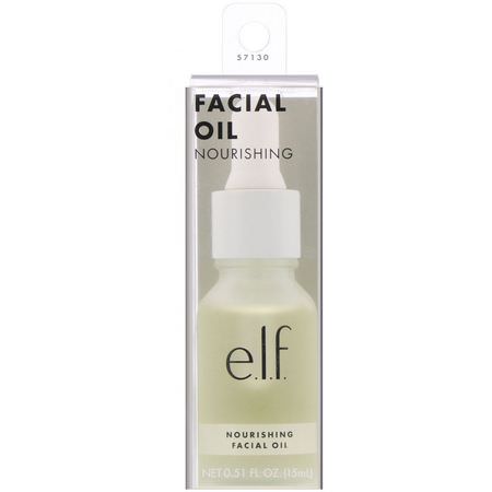 E.L.F, Facial Oil, Nourishing, 0.51 fl oz (15 ml):زي,ت ال,جه, الكريمات