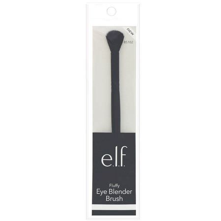 E.L.F, Fluffy Eye Blender Brush, 1 Brush:فرش المكياج, الجمال