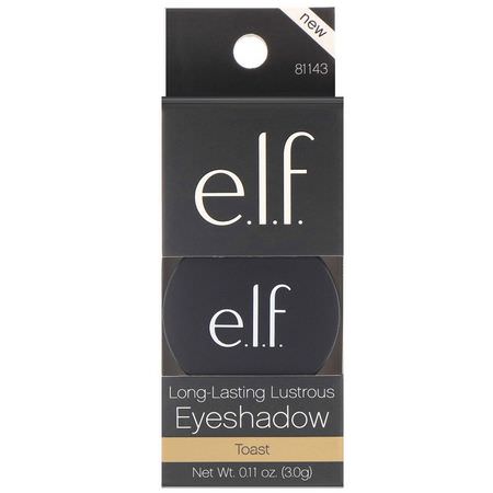 E.L.F, Long-Lasting Lustrous Eyeshadow, Toast, 0.11 oz (3.0 g):كحل, ظل المكياج