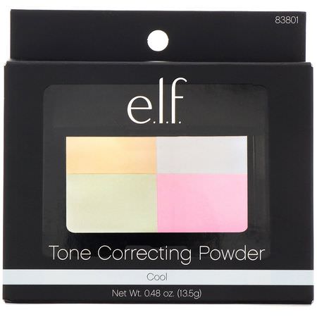E.L.F, Tone Correcting Powder, Cool, 0.48 oz (13.5 g):ب,درة مضغ,طة,جه