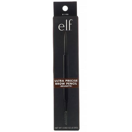 E.L.F, Ultra Precise Brow Pencil, Brunette, 0.002 oz (0.05 g):Gels, Brow Pencils