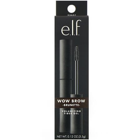 E.L.F, Wow Brow Gel, Brunette, 0.12 oz (3.5 g):Gels, Brow Pencils
