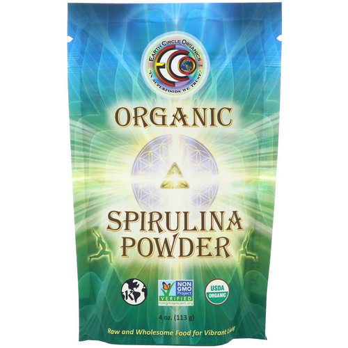 Earth Circle Organics, Organic Spirulina Powder, 4 oz (113 g) فوائد