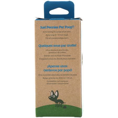 Earth Rated, Dog Waste Bags, Unscented, 120 Bags, 8 Refill Rolls:مستلزمات الحي,انات الأليفة, الحي,انات الأليفة