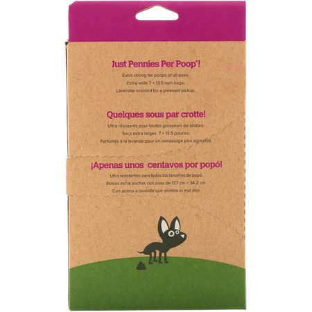 Earth Rated, Handle Bags, Dog Waste Bags, Lavender Scented, 120 Bags:مستلزمات الحي,انات الأليفة, الحي,انات الأليفة