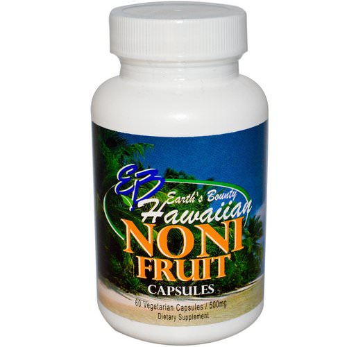 Earth's Bounty, Noni Fruit, Hawaiian, 500 mg, 60 Veggie Caps فوائد