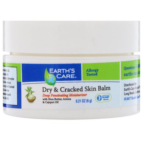 Earth's Care, Dry & Cracked Skin Balm, 0.21 oz (6 g) فوائد