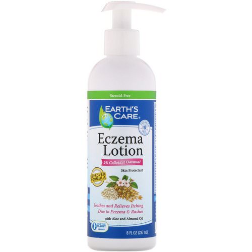 Earth's Care, Eczema Lotion, 2% Colloidal Oatmeal, 8 fl oz (237 ml) فوائد