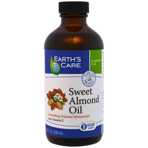 Earth's Care, Sweet Almond Oil, 8 fl oz (236 ml) فوائد