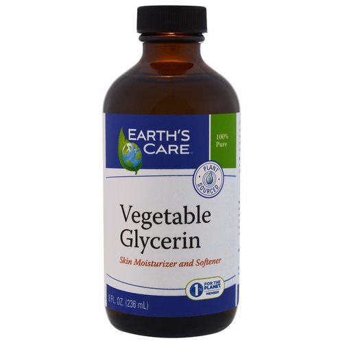 Earth's Care, Vegetable Glycerin, 8 fl oz (236 ml) فوائد