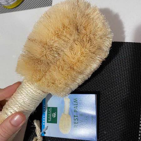 Earth Therapeutics, Purest Palm Body Brush, 1 Brush:حمام, دش