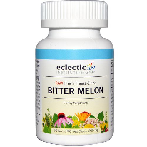 Eclectic Institute, Bitter Melon, 200 mg, 90 Non-GMO Veggie Caps فوائد