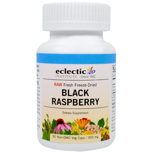 Eclectic Institute, Black Raspberry, 300 mg, 90 Veggie Caps فوائد