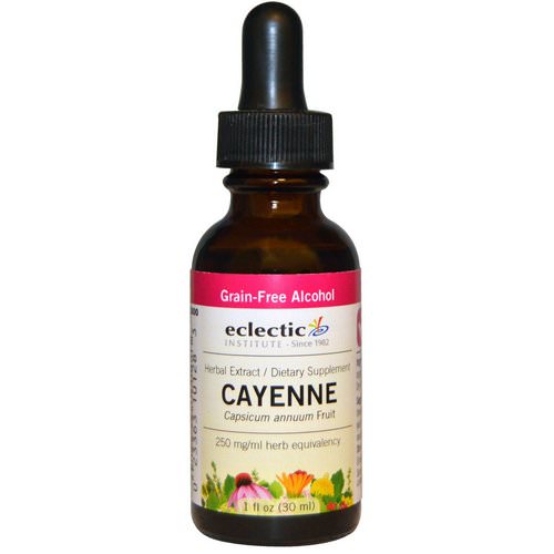 Eclectic Institute, Cayenne, 1 fl oz (30 ml) فوائد