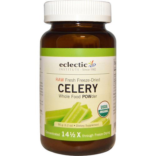 Eclectic Institute, Celery, Whole Food POWder, 3.2 oz (90 g) فوائد