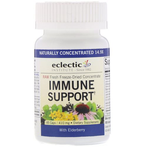 Eclectic Institute, Immune Support, 410 mg, 45 Caps فوائد
