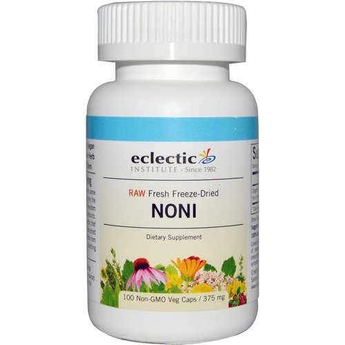 Eclectic Institute, Noni, 375 mg, 100 Non GMO Veggie Caps فوائد